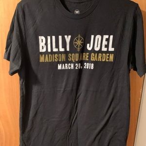 Billy Joel Madison Square Garden 50 Consecutive Shows 2018 Black T-Shirt